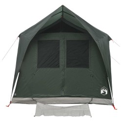 Tente tunnel Vert armée 8 personnes Polyester et Acier 635867635867