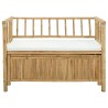 Banc de Rangement de Jardin 110 x 47 x 80 cm Bambou Naturel 635873635873