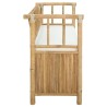 Banc de Rangement de Jardin 110 x 47 x 80 cm Bambou Naturel 635873635873