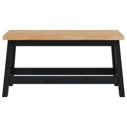 Banc de salle à manger EKAI Noir 91,5 x 29 x 45,5 cm 635874635874