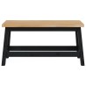Banc de salle à manger EKAI Noir 91,5 x 29 x 45,5 cm 635874635874