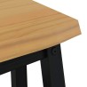 Banc de salle à manger EKAI Noir 91,5 x 29 x 45,5 cm 635874635874