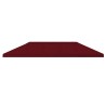 Housse de canopée de gazebo 6 x 3 m Bordeaux Polyester 190 635890635890
