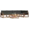 Ensemble de canapés d'extérieur 6 pcs Naturel et Anthracite 635894635894