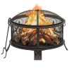 Foyer rustique avec tisonnier 67,5 cm XXL Acier 635906635906