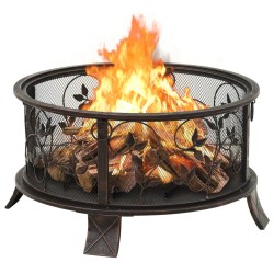 Foyer rustique avec tisonnier 67,5 cm XXL Acier 635906635906
