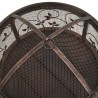 Foyer rustique avec tisonnier 67,5 cm XXL Acier 635906635906