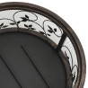 Foyer rustique avec tisonnier 67,5 cm XXL Acier 635906635906