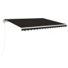 Auvent rétractable automatique 450x350 cm Anthracite 635914635914