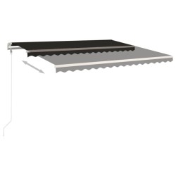 Auvent rétractable automatique 450x350 cm Anthracite 635914635914