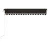 Auvent rétractable automatique 450x350 cm Anthracite 635914635914
