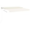 Auvent rétractable automatique 450x350 cm Crème 635915635915