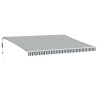 Auvent rétractable automatique anthracite et blanc 450x350 cm 635918635918