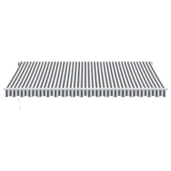 Auvent rétractable automatique anthracite et blanc 450x350 cm 635918635918
