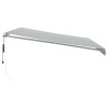 Auvent rétractable automatique anthracite et blanc 450x350 cm 635918635918
