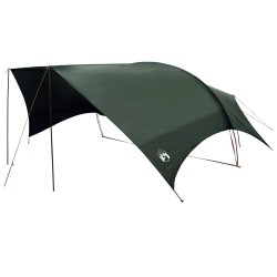 Tarp de camping résistant à l'eau Vert armée 695 x 580 x 200 cm 635922635922