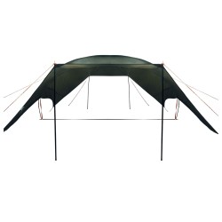 Tarp de camping résistant à l'eau Vert armée 695 x 580 x 200 cm 635922635922