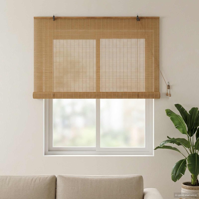 Store enrouleur Marron 130 x 160 cm Bambou 635923635923