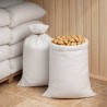 Sacs tissés 100 pcs Blanc 65 x 105 cm PP 635951635951