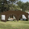Tente de fête pop-up 575 x 288 x 245 cm Taupe Tissu Oxford 635952635952