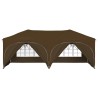 Tente de fête pop-up 575 x 288 x 245 cm Taupe Tissu Oxford 635952635952