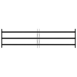 Grille de sécurité pour fenêtres avec 3 barres transversales 635957635957