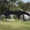Tente de fête pop-up 575 x 288 x 245 cm Noir Tissu Oxford 635962635962