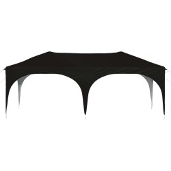 Tente de fête pop-up 575 x 288 x 245 cm Noir Tissu Oxford 635962635962
