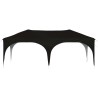 Tente de fête pop-up 575 x 288 x 245 cm Noir Tissu Oxford 635962635962