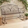 Banc de jardin Marron ancien Acier 635972635972