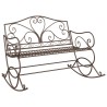 Banc de jardin Marron ancien Acier 635972635972
