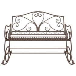 Banc de jardin Marron ancien Acier 635972635972