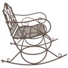 Banc de jardin Marron ancien Acier 635972635972