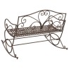 Banc de jardin Marron ancien Acier 635972635972