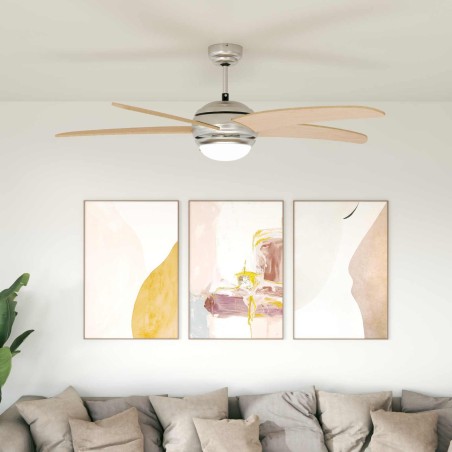 Ventilateur de plafond avec lumière Ø 130 cm Sonoma 635985635985