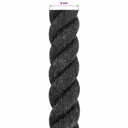 Corde en Jute 60 Noir Jute 100% Tossa 636003636003