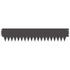 Bordure de Pelouse 30 pcs 103 x 20 cm métal Noir 636006636006
