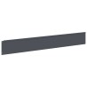 Bordure de Pelouse 20 pcs 100 x 15 cm Acier Anthracite 636014636014