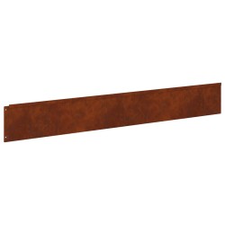 Bordure de Pelouse 20 pcs 100 x 15 cm Acier Rouillé 636015636015