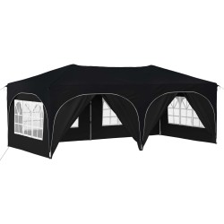 Tente de fête pop-up 575 x 288 x 245 cm Anthracite Tissu Oxford 636032636032