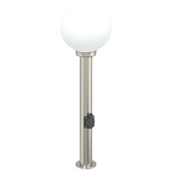 Borne lumineuse avec sortie 80 cm en acier inoxydable IP44 636049636049