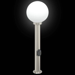Borne lumineuse avec sortie 80 cm en acier inoxydable IP44 636049636049