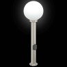 Borne lumineuse avec sortie 80 cm en acier inoxydable IP44 636049636049