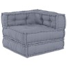 Unité de canapé modulaire Gris 70 x 70 x 56 cm Tissu 636051636051