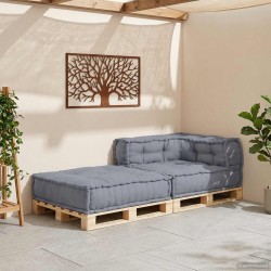 Unité de canapé modulaire Gris 70 x 70 x 56 cm Tissu 636051636051