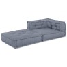 Unité de canapé modulaire Gris 70 x 70 x 56 cm Tissu 636051636051