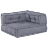 Unité de canapé modulaire Gris 70 x 70 x 56 cm Tissu 636051636051