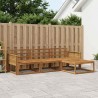 Ensemble de canapés d'extérieur 4 pcs Naturel 636057636057