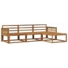 Ensemble de canapés d'extérieur 4 pcs Naturel 636057636057