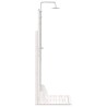 Douche d'extérieur 225 cm Blanc 636060636060